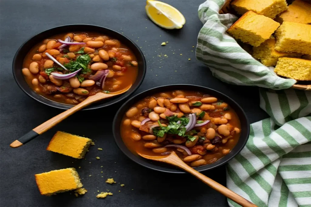 vegan white bean chili