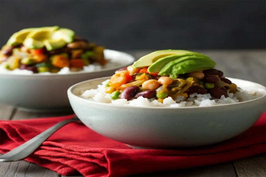 arroz con habichuelas