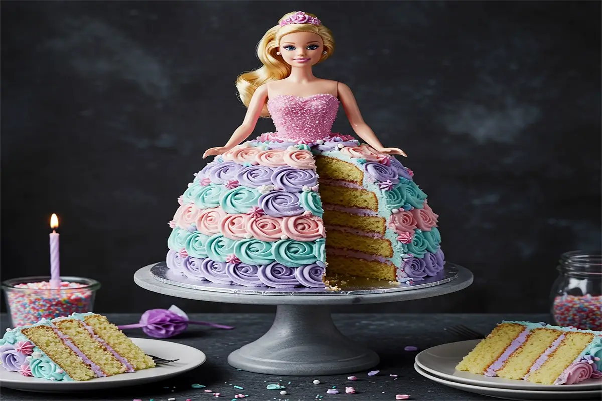 barbie cake Sugar Free